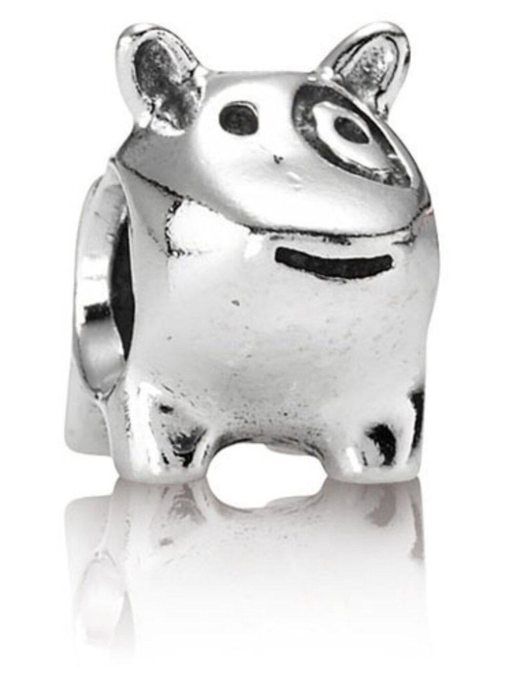 PANDORA Doggie Charm Authentic Sterling Silver Bulldog Animal Pet Best Friend